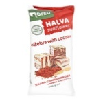 Norsu Zebra Sunflower Halva with Cocoa 210g