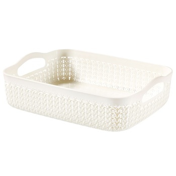 Curver Knit А4 40531021/40531020 Rectangular Basket 35х27х7cm 4.5l - buy, prices for - photo 1