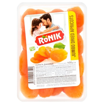 Ronik Tunisia Jumbo Dried Apricots 400g - buy, prices for - photo 1