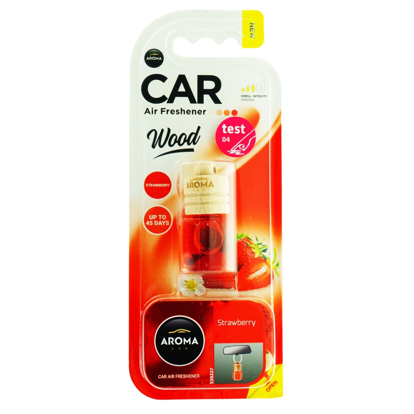 

Ароматизатор воздуха Aroma wood клубника для авто