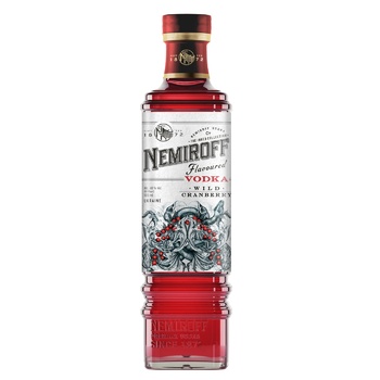 Настойка Nemiroff Wild Cranberry De Luxe FV 40% 0,5л - купить, цены на Таврия В - фото 1