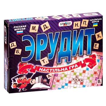 Strateg Erudite Table Game ua/rus - buy, prices for - photo 1
