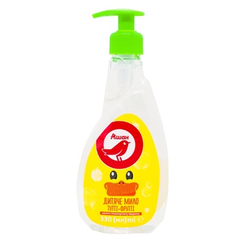 Soap Auchan Auchan for children 330ml Ukraine - buy, prices for Auchan - photo 1