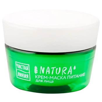 Крем-маска Чистая Линия Natura Organic питание 45мл - купить, цены на NOVUS - фото 2