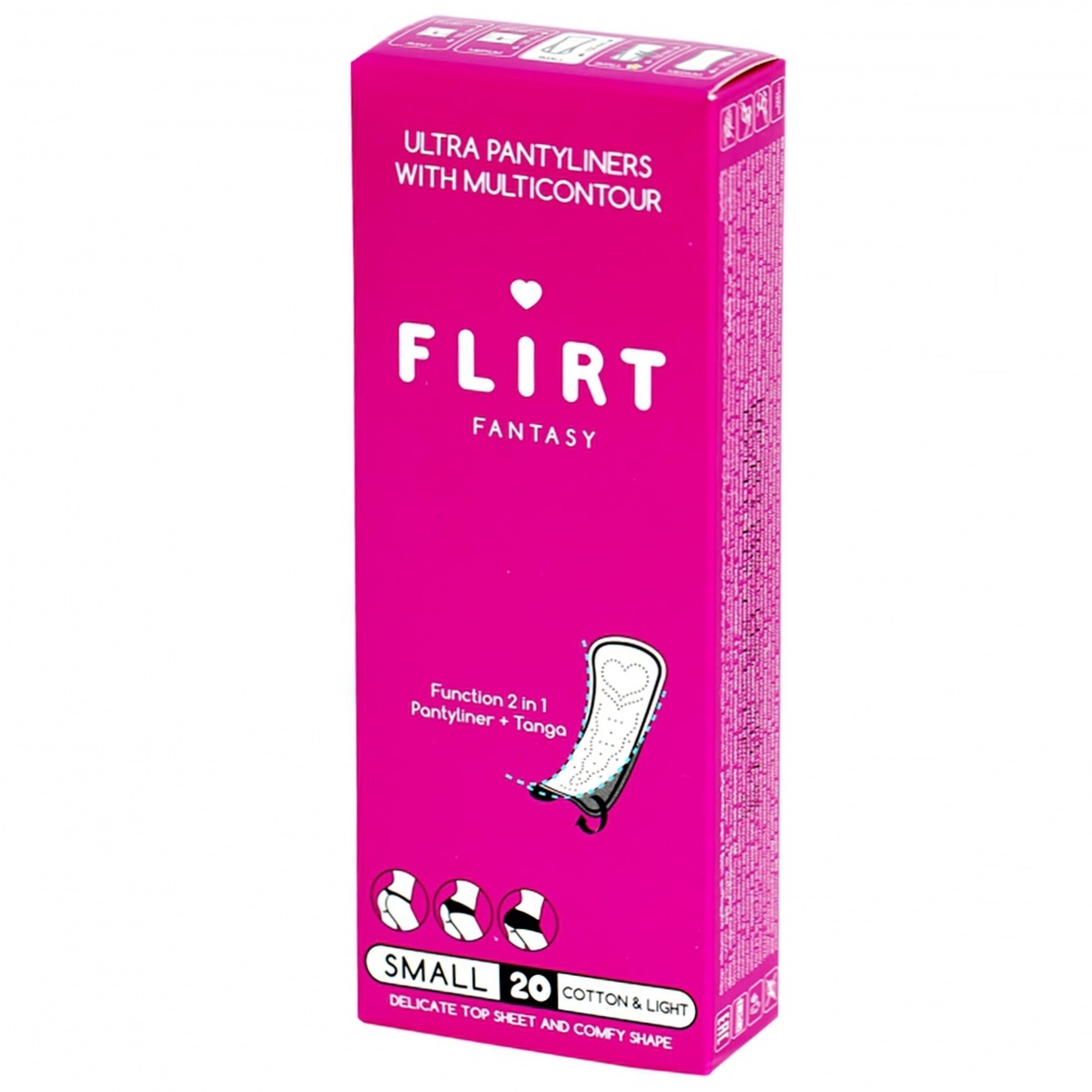 

Прокладки гігієнічні Flirt Fantasy Slim Cotton щоденні 20шт
