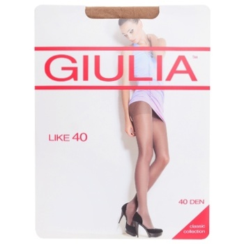 Колготы Giulia Like 40Den женские р.5 Glace - купить, цены на ЕКО Маркет - фото 1