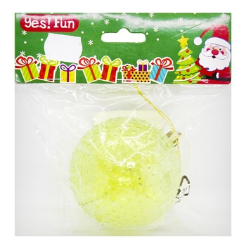 Yes!Fun Decoration Ball Hedgehog 8cm green - buy, prices for MegaMarket - photo 1