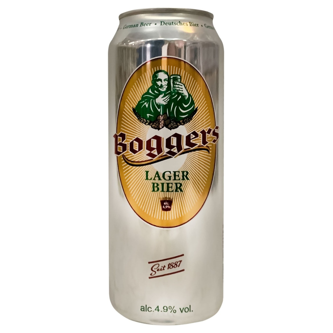 

Пиво Boggers Lager светлое ж/б 4.9% 0.5л