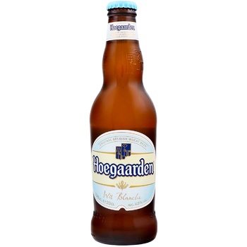 Пиво Hoegaarden Wit Blanche світле нефільтроване 4,9% 0,33л - купити, ціни на КОСМОС - фото 1