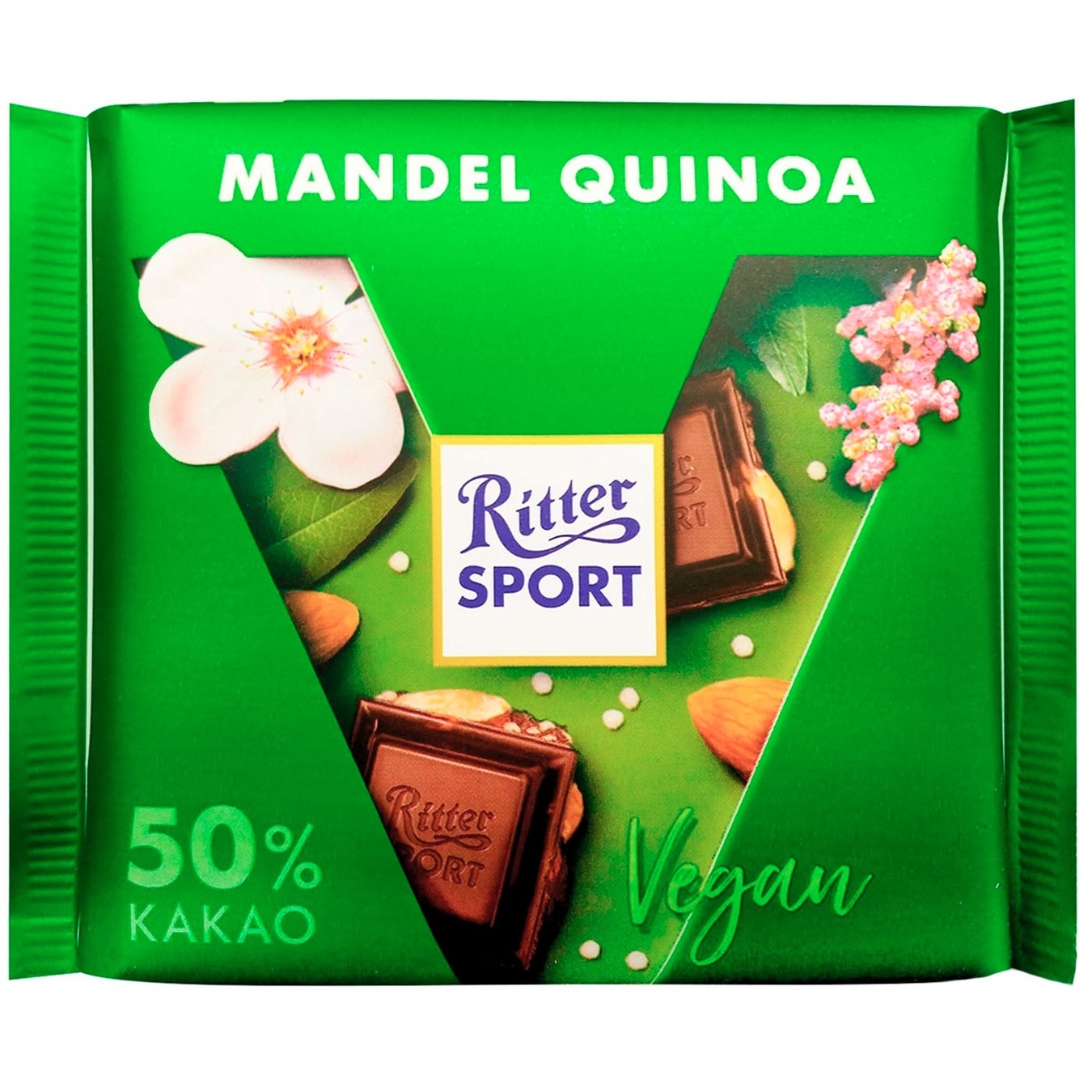 

Шоколад Ritter Sport Vegan с миндалем 100г