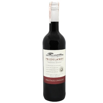 Вино Pridelands Pinotage Cinsault красное сухое 13% 0,75л