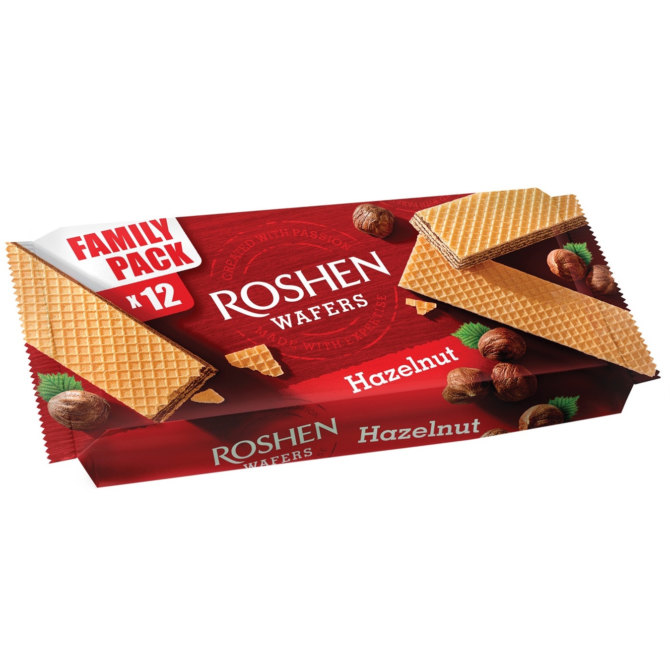 

Вафли Roshen Wafers с ореховой начинкой 216г