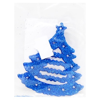 Hanging New Year's Tree 9cm in assortment - buy, prices for MegaMarket - photo 5