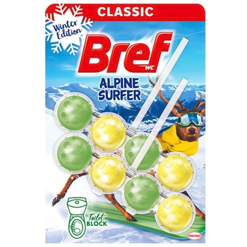 Bref Alpine Surfer Toilete Block 2*50g