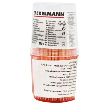 Зубочистки Fackelmann 190шт - купить, цены на ULTRAMARKET - фото 4