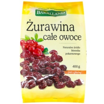Журавлина Бакалланд сушена 400г Польща