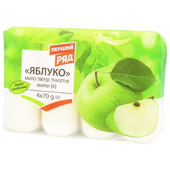 Pershyi Riad Apple Toilet Soap 4x70g - buy, prices for EKO Market - photo 1