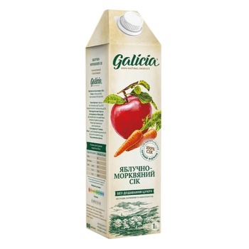 Galicia Apple Carrot Juice with Pulp 1l - buy, prices for METRO - photo 1