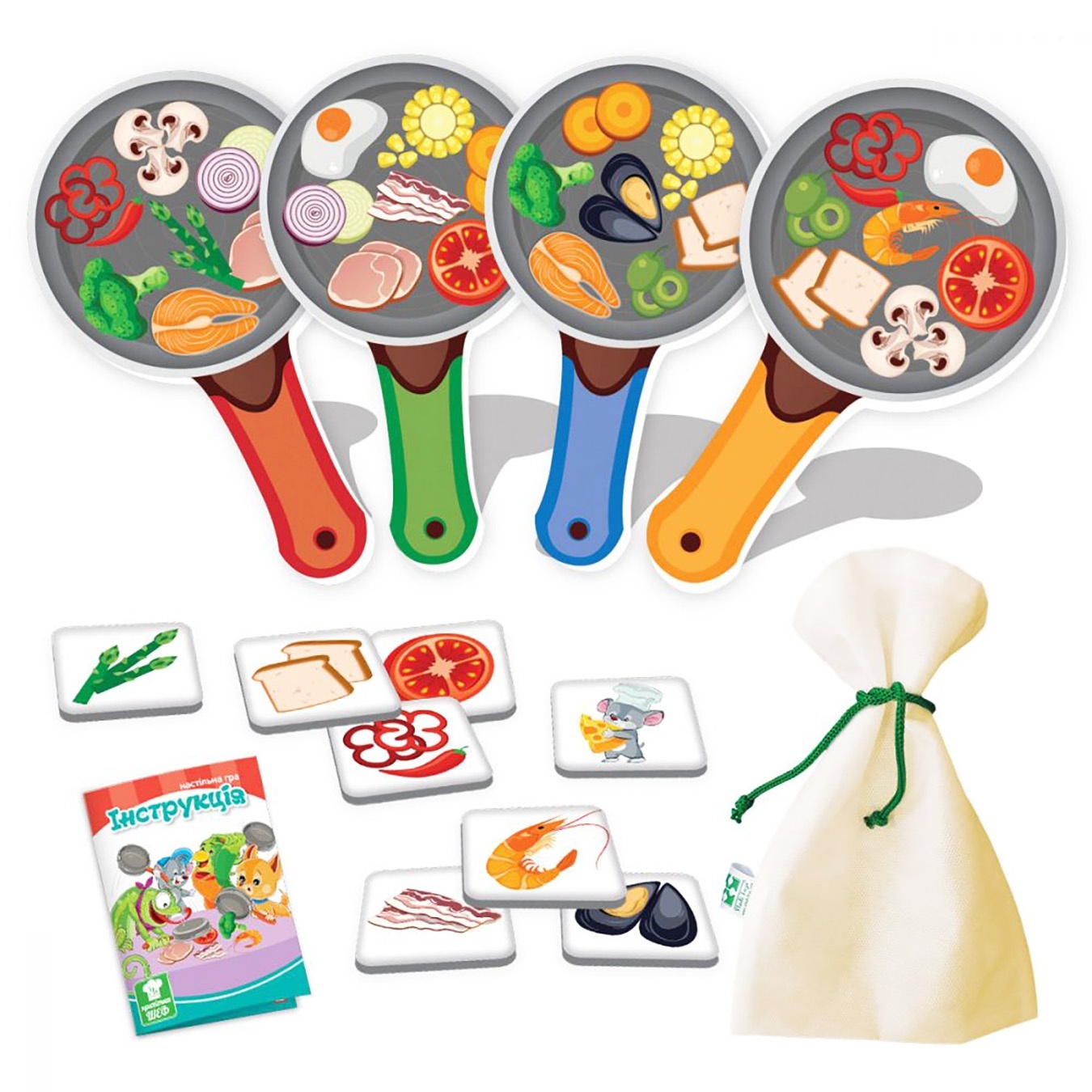 

Игра настольная Vladi Toys Сковородки укр