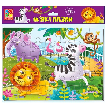 Vladi Toys Zoo Soft Puzzle 24elements - buy, prices for EKO Market - photo 1