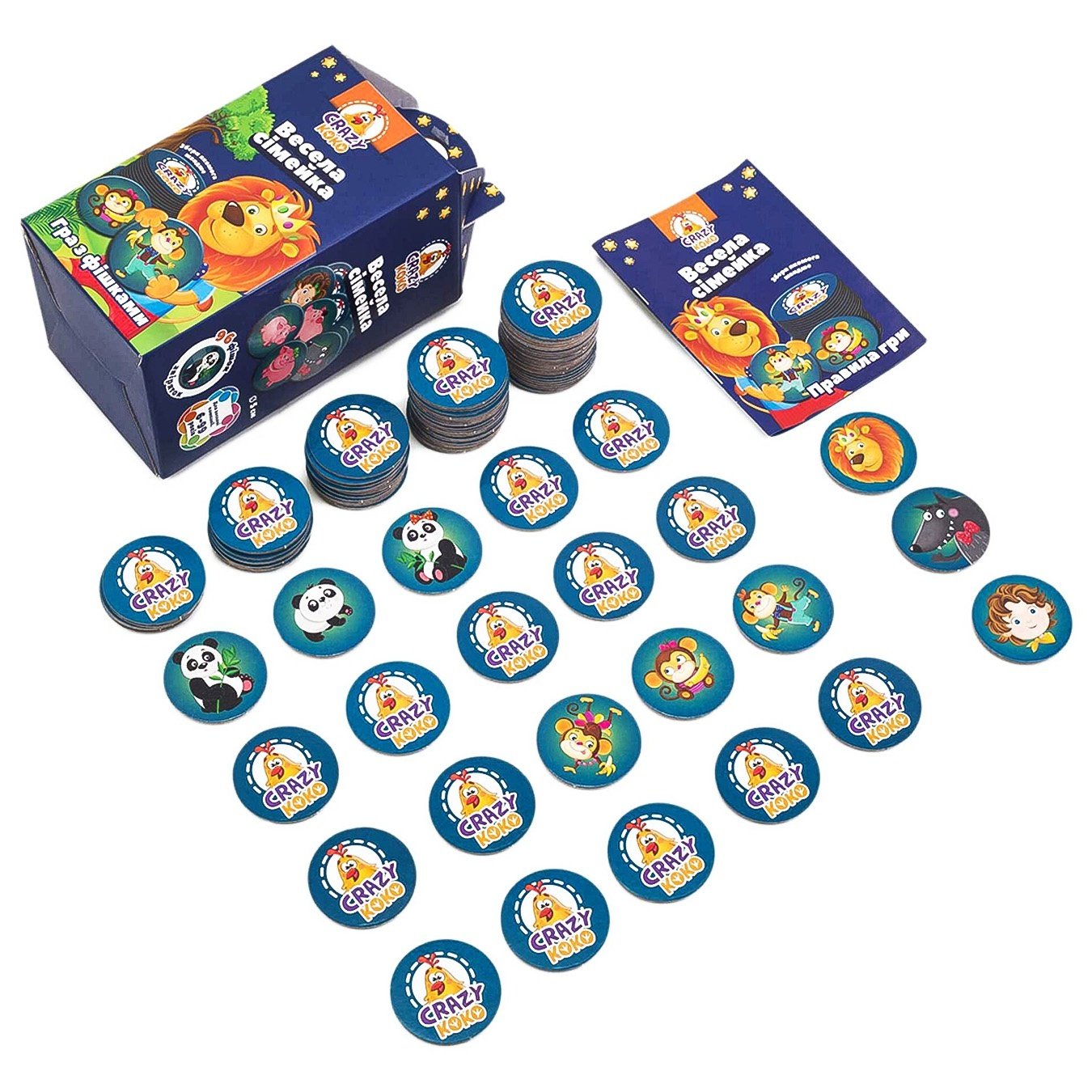 

Игра настольная Vladi Toys Веселая семейка укр