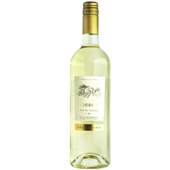 Uvica Richebaron White Dry Wine 12% 0.75l - buy, prices for NOVUS - photo 1