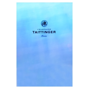 Taittinger Brut Reserve sparkling champagne 12% 0.75l + 2 glass - buy, prices for COSMOS - photo 2