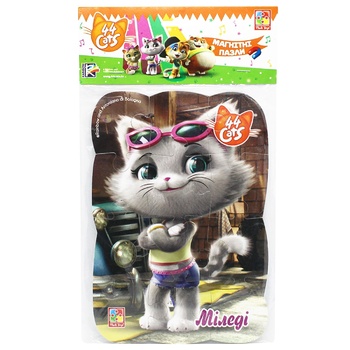 Пазл Vladi Toys 44 Коти. Міледі у місті магнітний - купити, ціни на - фото 1