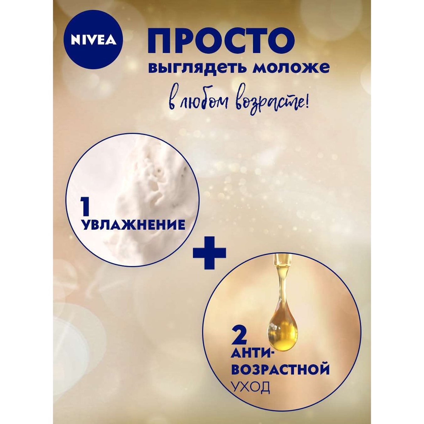 

Крем Nivea Энергия молодости 55+ ночной 50мл