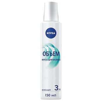 Мусс для волос Nivea Объем 150мл - купить, цены на Auchan - фото 1