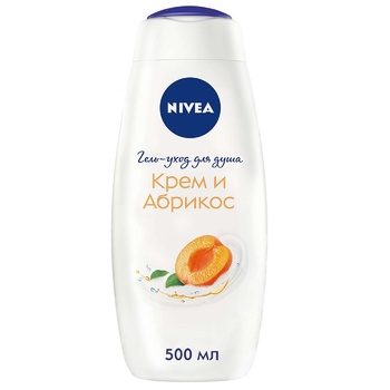 Nivea Cream & Apricot Shower Gel 500ml - buy, prices for Auchan - photo 1