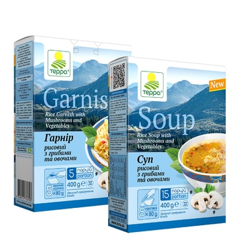 Terra Rice Soup with Mushrooms And Vegetables 400g - buy, prices for Tavria V - photo 1