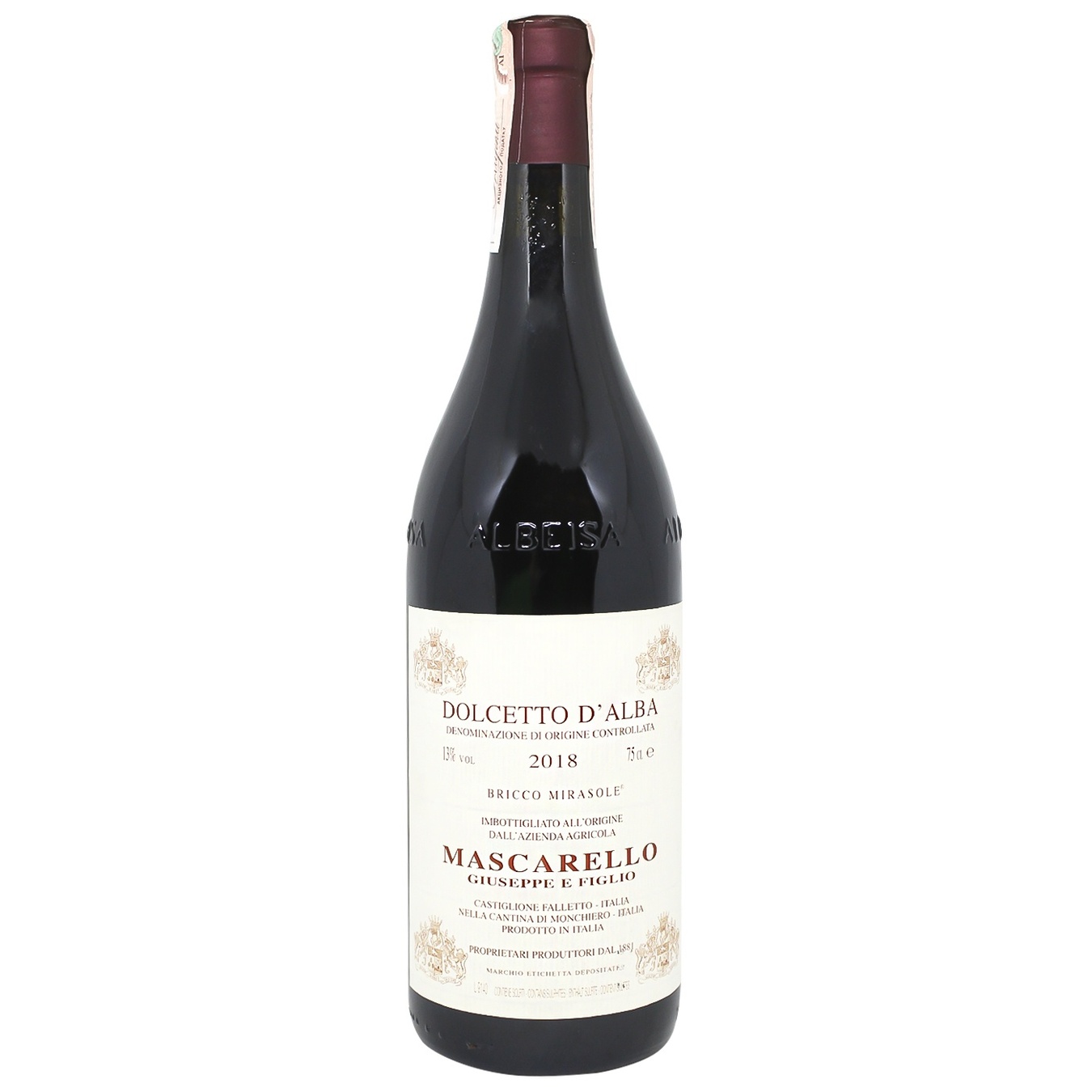 

Вино Giuseppe Mascarello Dolcetto d`Alba Bricco красное сухое 13% 0,75л