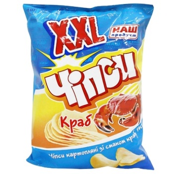 Nash Produkt Crab-flavored Potato Chips 140g - buy, prices for EKO Market - photo 1