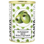 Оливки Santarrita без кісточки 280мл