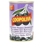 Coopoliva Black Olives without Pits 314ml