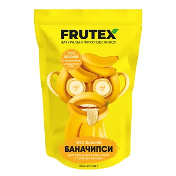 Frutex Banana Chips 60g - buy, prices for ULTRAMARKET - photo 1