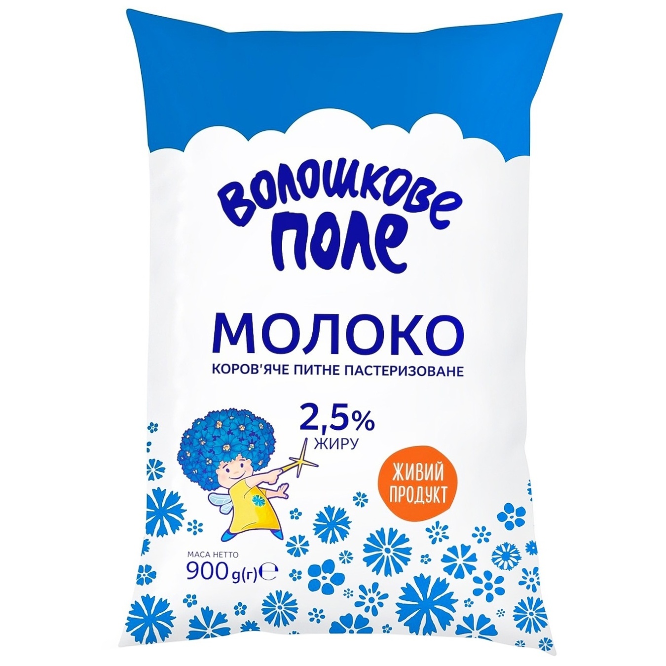 

Молоко Волошкове Поле пастеризованное 2,5% 900г