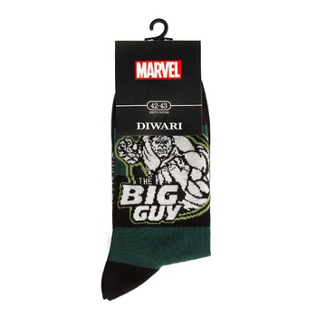 Шкарпетки чоловічі Diwari Marvel р.25 062 темно-зелений 17С-140СПМ - купити, ціни на - фото 3