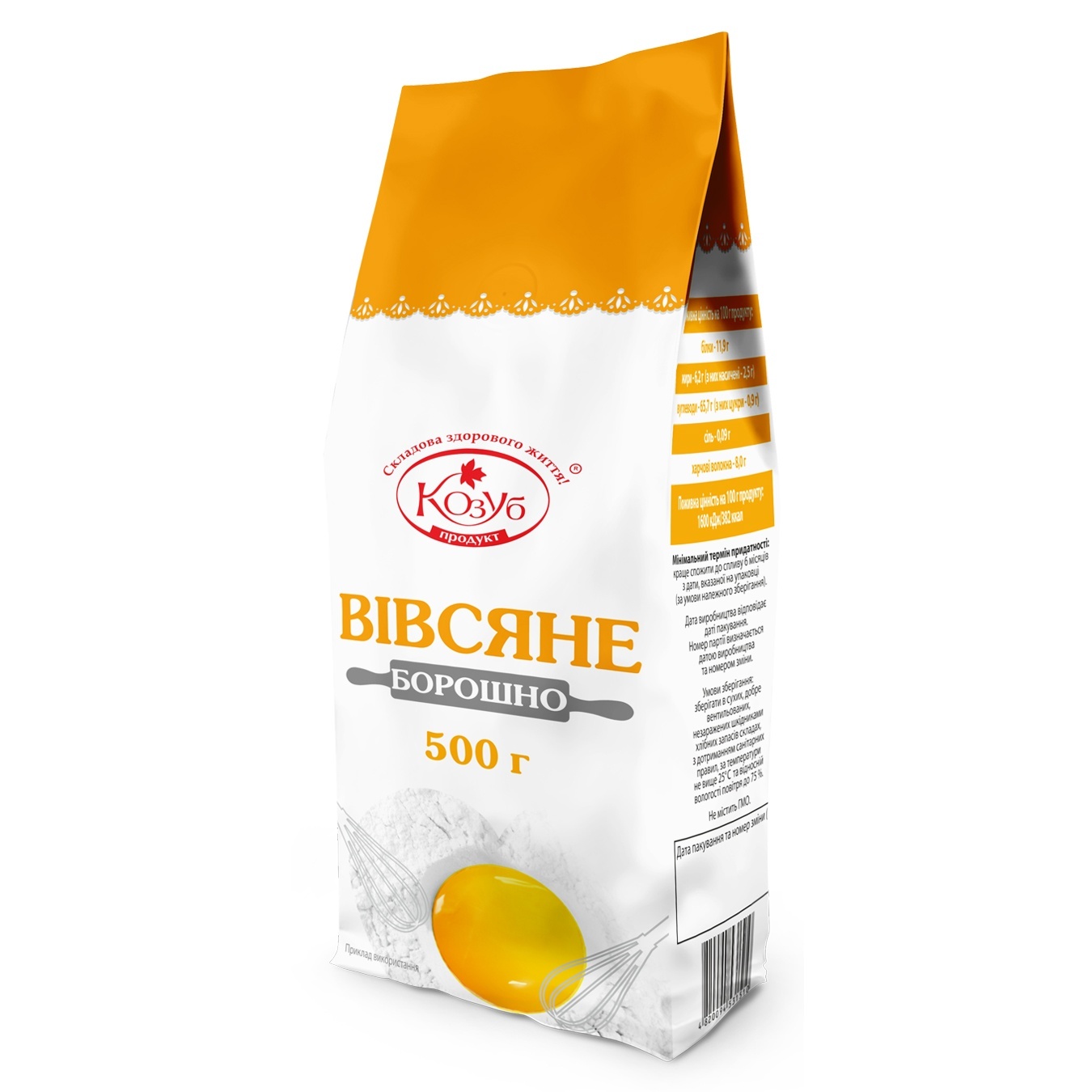 

Мука Козуб Продукт Овсяная 500г