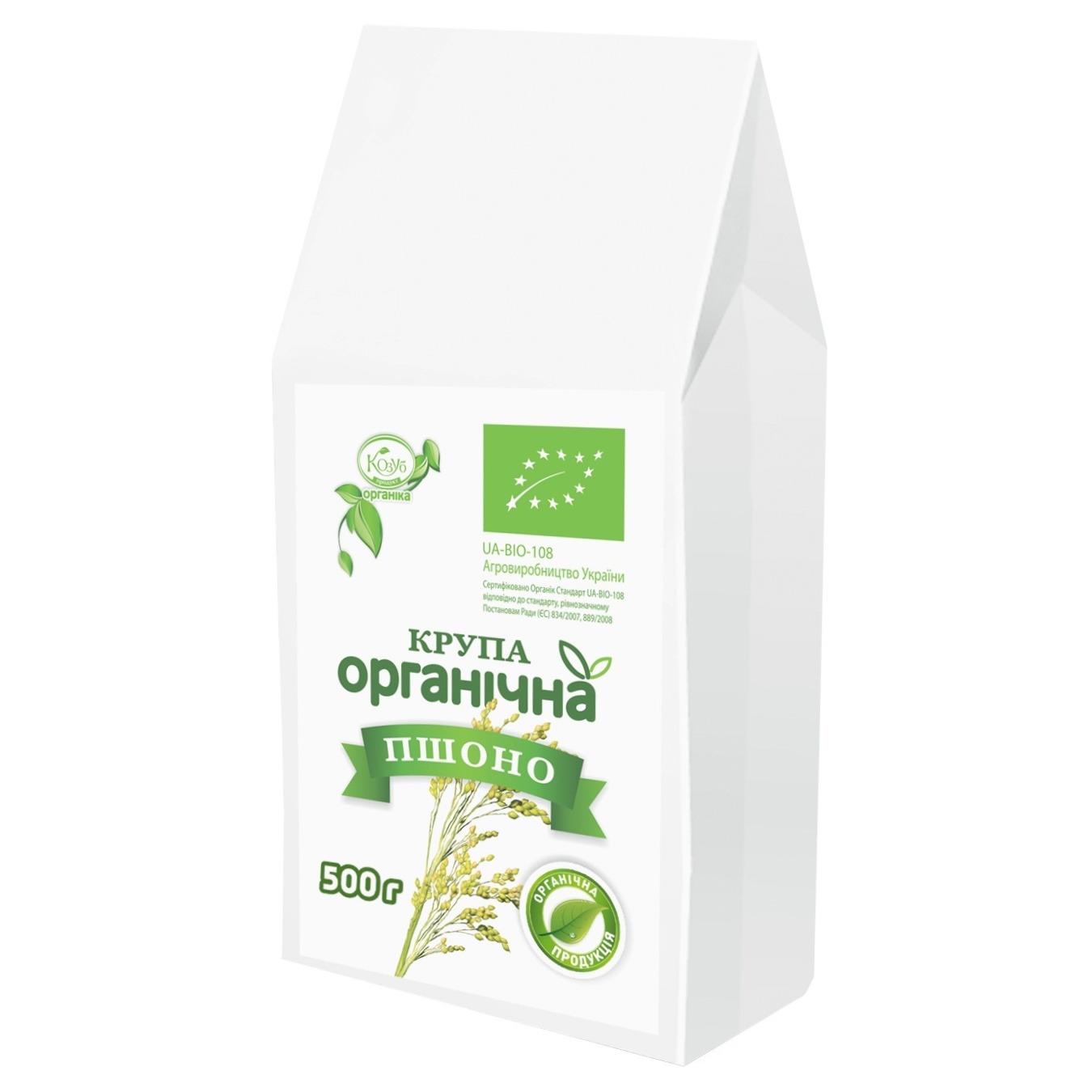 

Крупа пшено Козуб органическая 500г