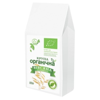 Крупа вівсяна Козуб органічна плющена 500г