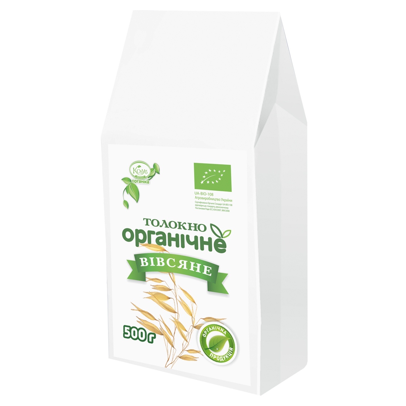 

Толокно Козуб продукт овсяное органическое 500г