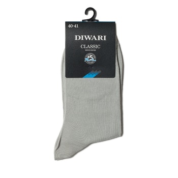 Diwari Classic Men's Socks s.25 000 gray 5C-08SP - buy, prices for Tavria V - photo 1