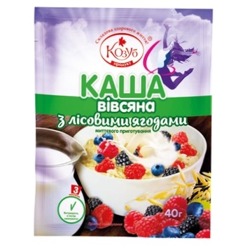 Kozub Oatmeal With Wild Berries 40g - buy, prices for - photo 2