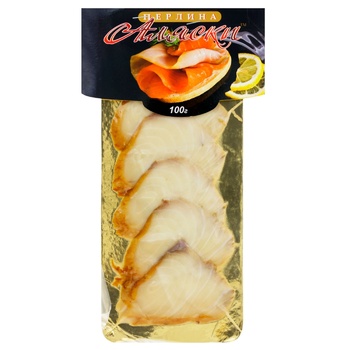 Perlyna aliasky cold smoking sliced fish escolar 100g - buy, prices for NOVUS - photo 1