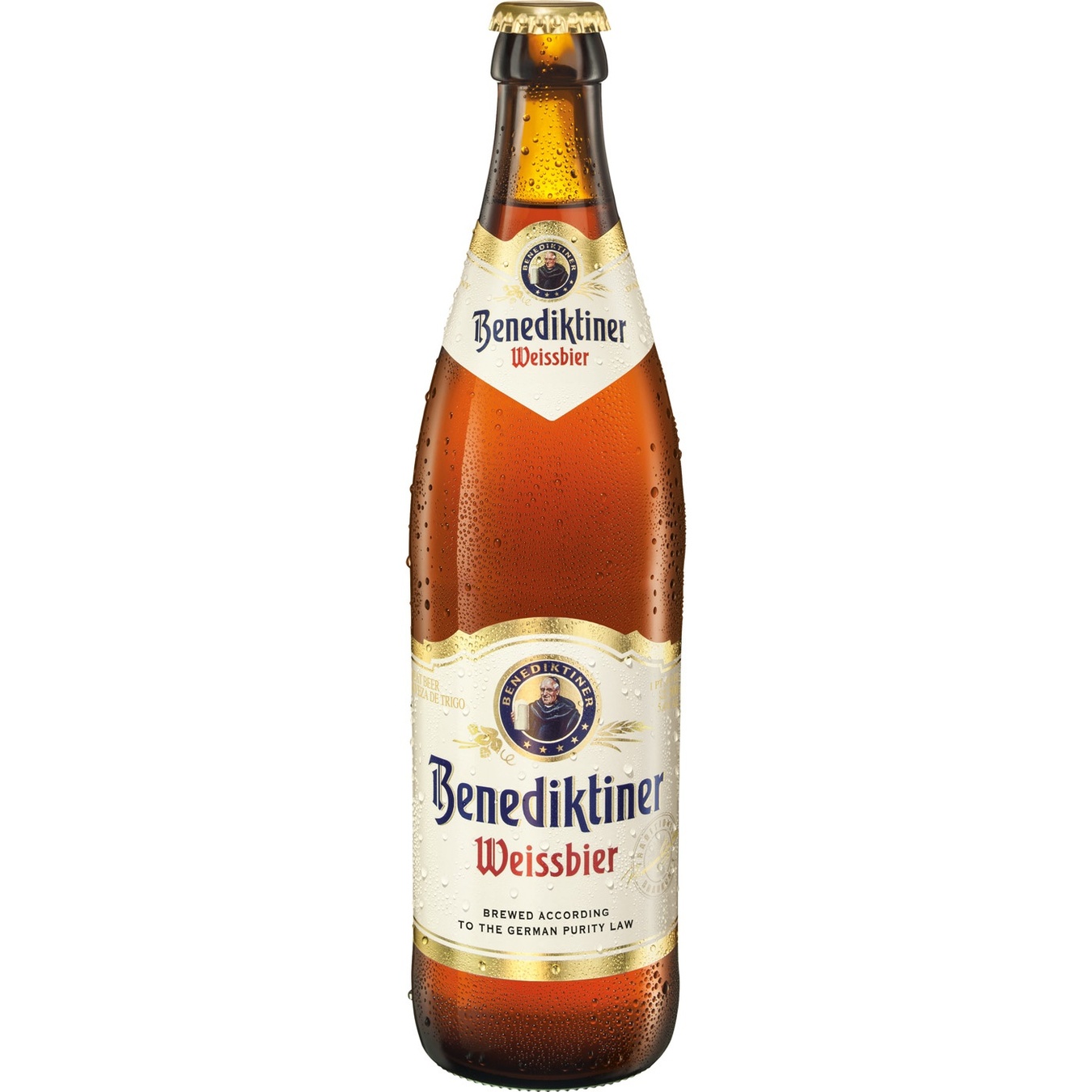 

Пиво Benediktiner Weissbier светлое пшеничное 5,4% 0,5л
