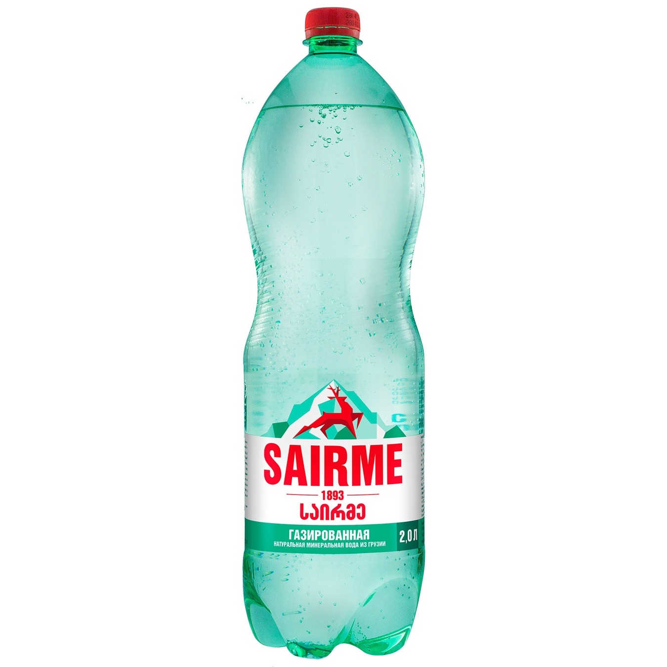 

Вода Sairme минеральная газированная 2л