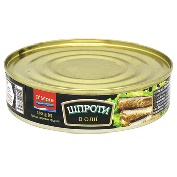 O'More Sprats in Oil 150g - buy, prices for EKO Market - photo 1