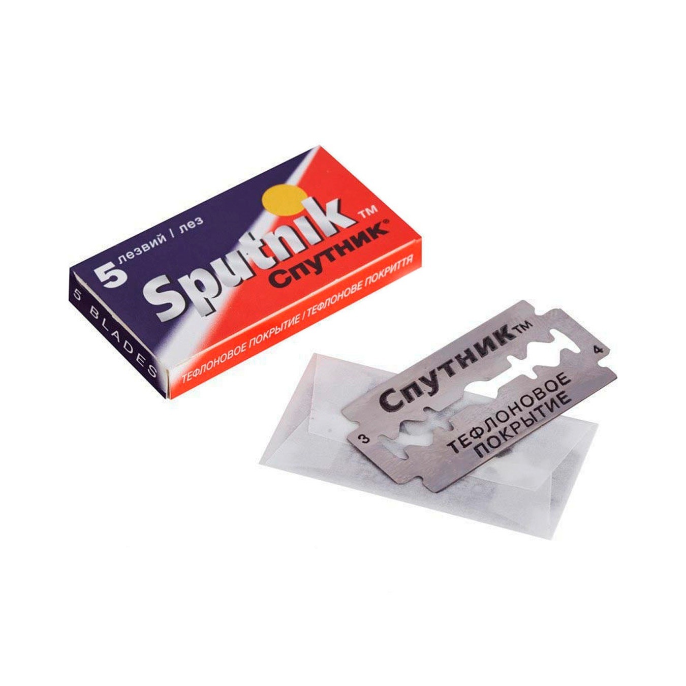 

Лезвия для бритья Gillette Sputnik Stainless двухсторонние 5шт